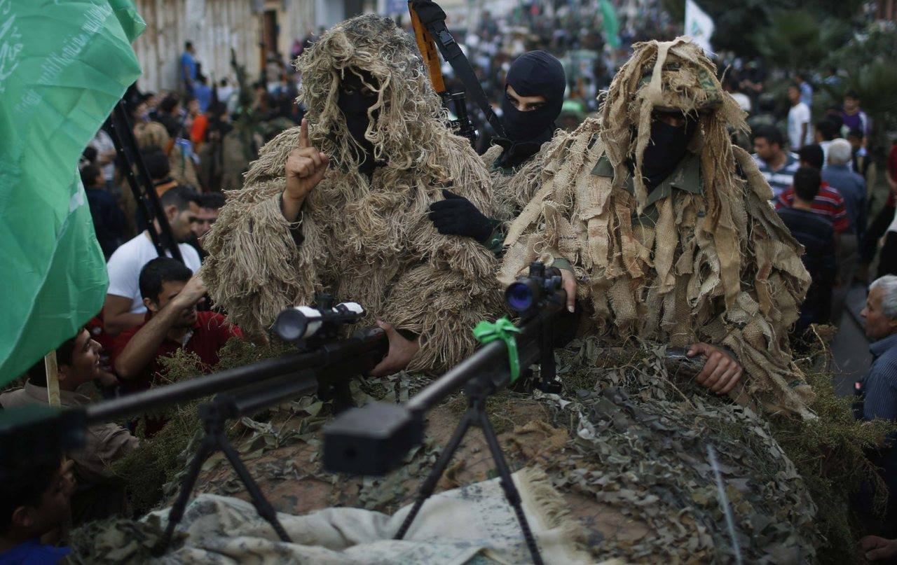 Inilah Foto-Foto Unit Sniper Brigade Al-Qassam Yang Ditakutkan Zionis ...